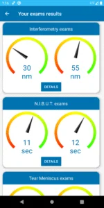 Dry Eye Follow up App Data
