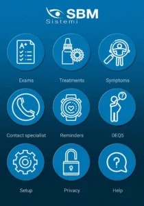 Dry Eye Follow up App Home